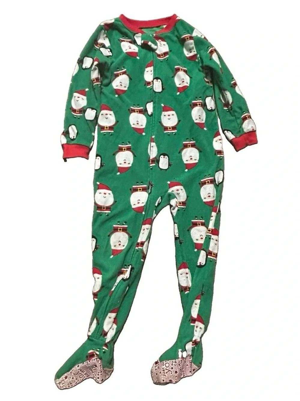 Toddler Girl Pajamas Halloween Christmas Footies Set Size 4T